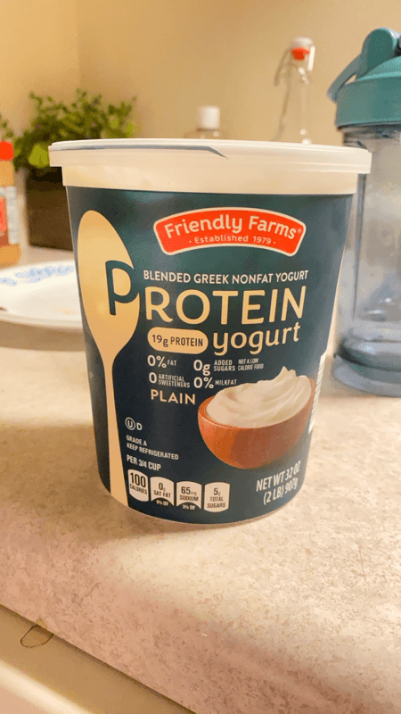 Friendly Farms Plain Protein Yogurt