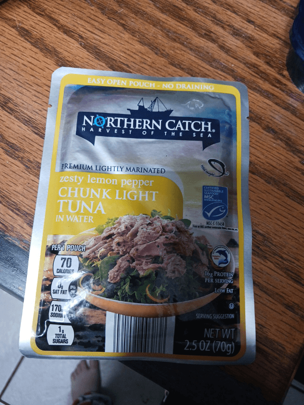 Northern Catch Zesty Lemon Pepper Chunk Light Tuna In Water