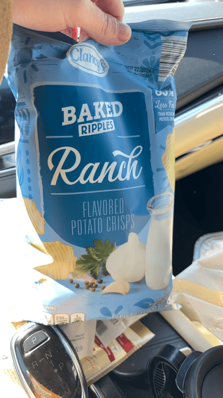 Clancy'S Baked Ripples Ranch Flavored Potato Crisps