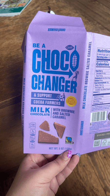 Choco Changer Milk Chocolate Brownie Salted Caramel
