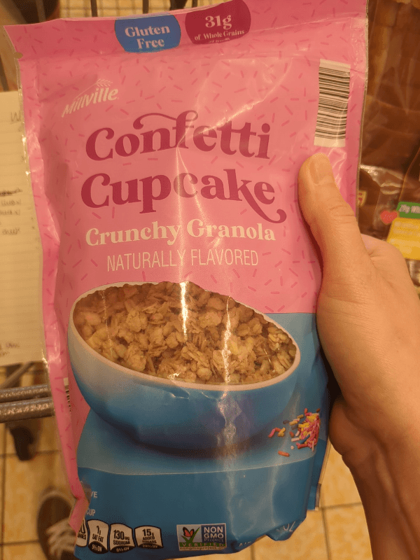 Millville Confetti Cupcake Crunchy Granola
