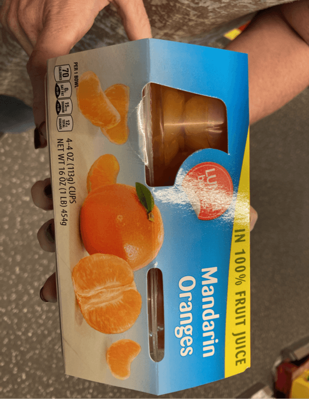 Lunch Buddies Mandarin Oranges In 100% Fruit Juice