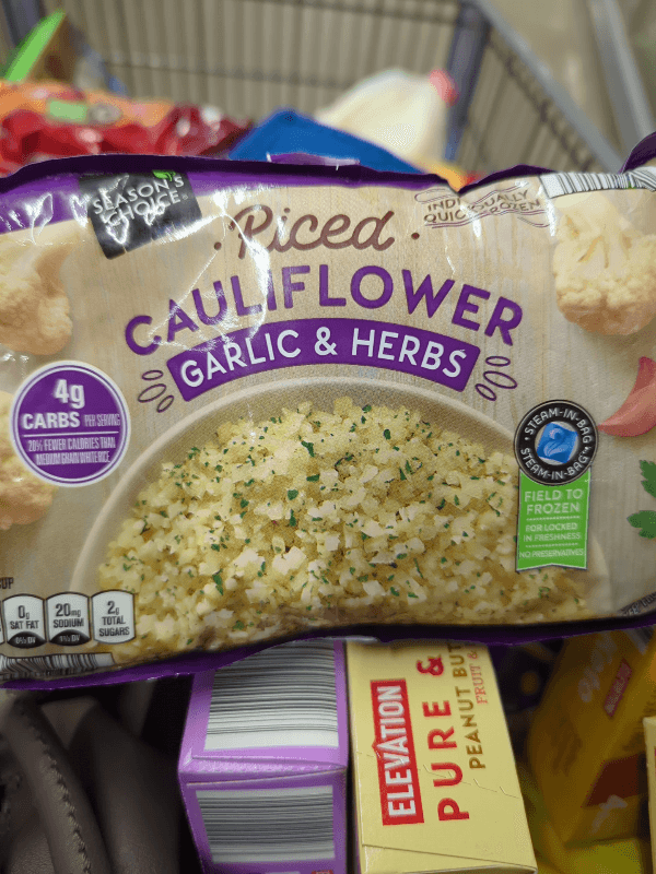 Season'S Choice Riced Cauliflower Garlic & Herbs