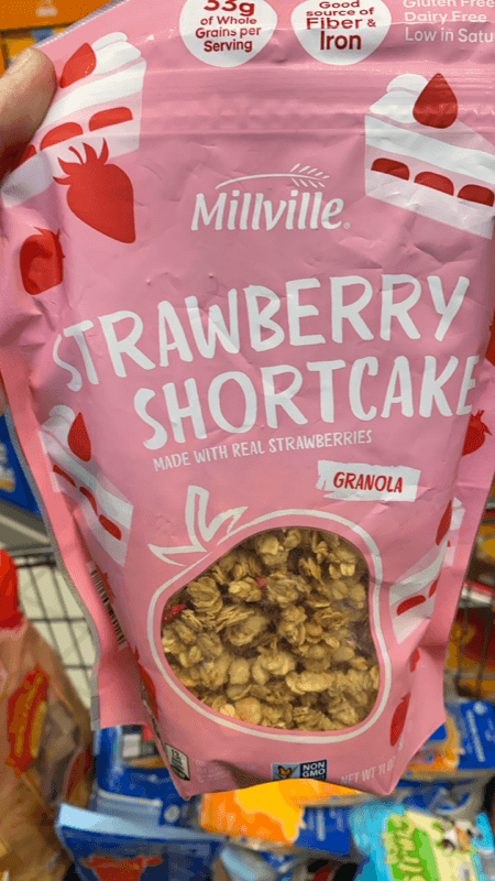 Millville Strawberry Shortcake Granola