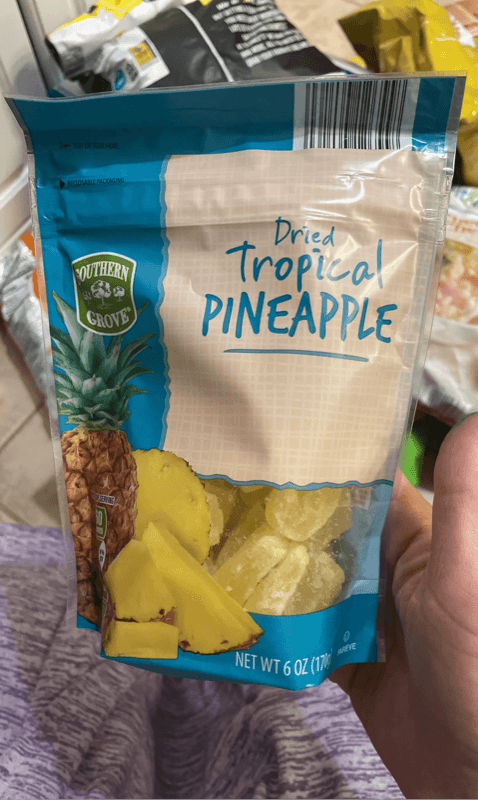 Southern Grove Dried Tropical Pineapple
