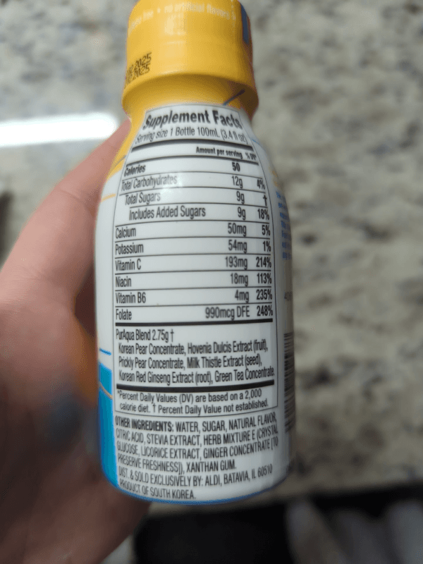 Pur Aqua Drinking Recovery Natural Lemon