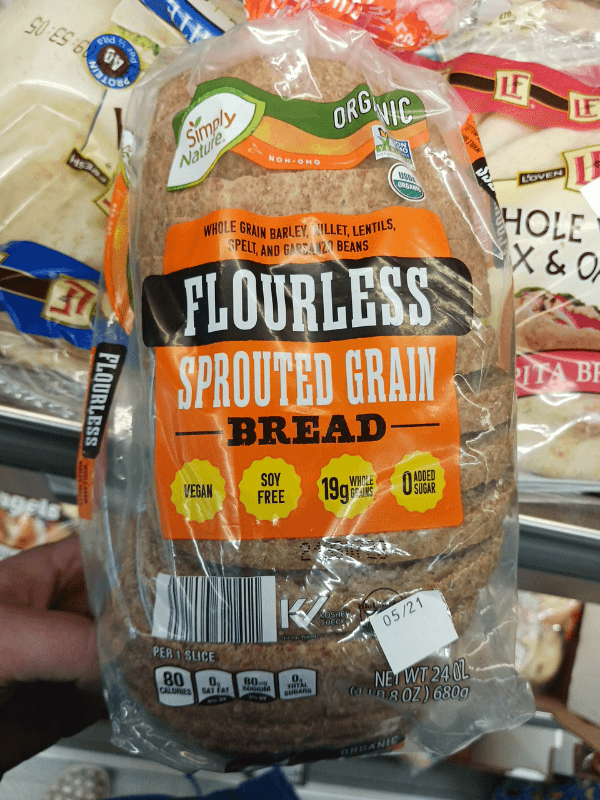 Simply Nature Flourless Sprouted Grain Bread