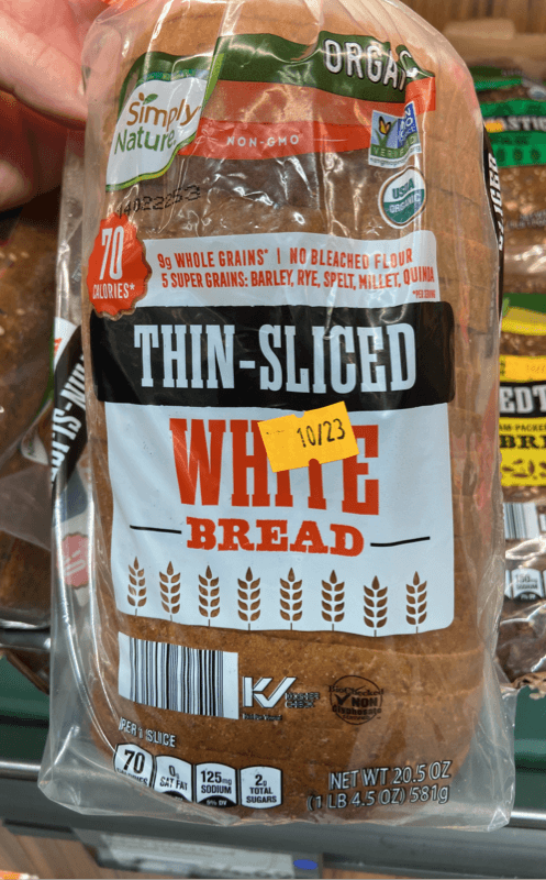Simply Nature Organic Thin-Sliced Wheat Bread