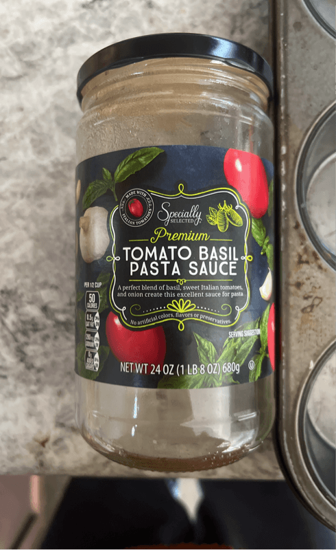 Aldi Specially Selected Premium Tomato Basil Pasta Sauce