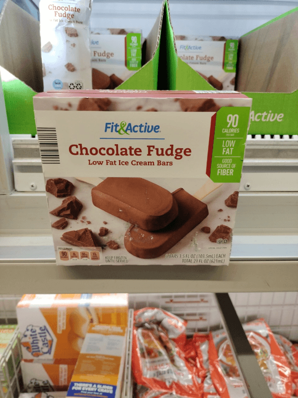 Fit & Active Chocolate Fudge Low Fat Ice Cream Bars