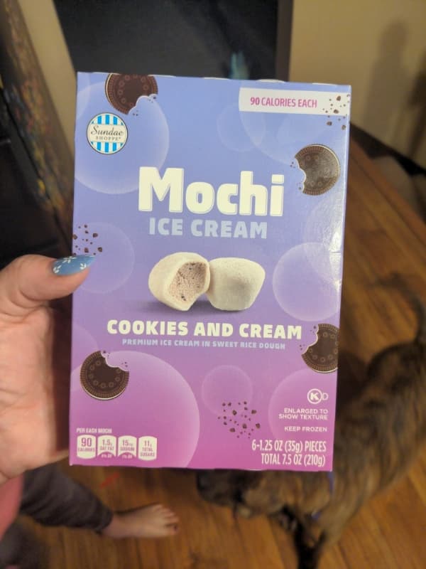 Sundae Shoppe Mochi Ice Cream Cookies And Cream