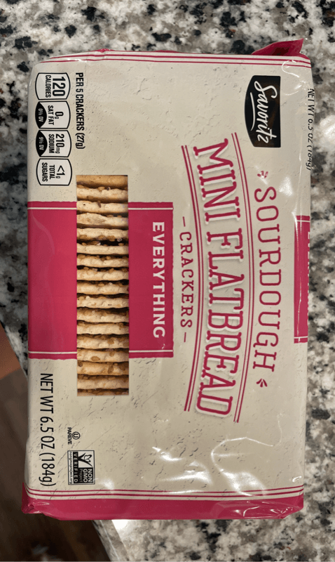 Savoritz Sourdough Mini Flatbread Crackers