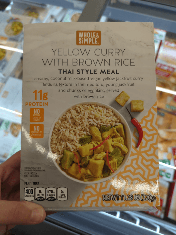 Whole & Simple Yellow Curry With Brown Rice