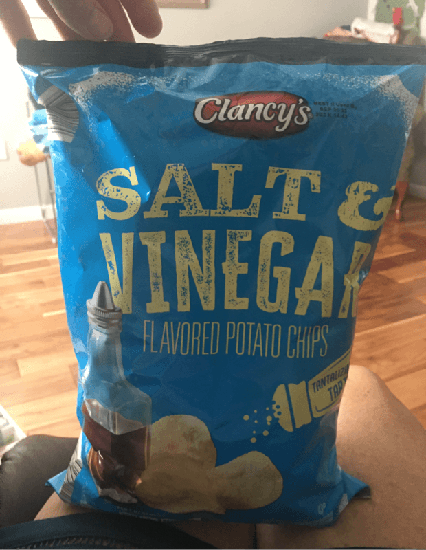 Clancy'S Salt & Vinegar Flavored Potato Chips