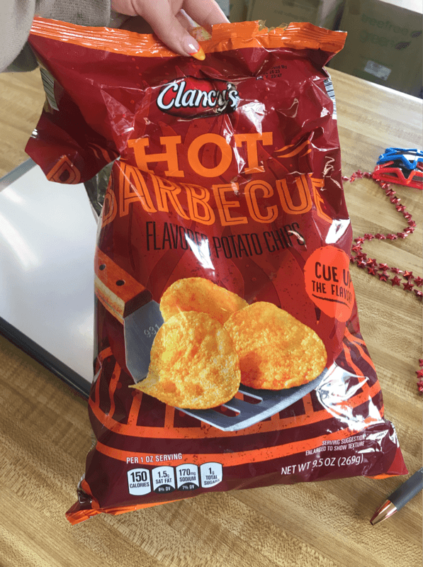 Clancy'S Hot Barbecue Flavored Potato Chips