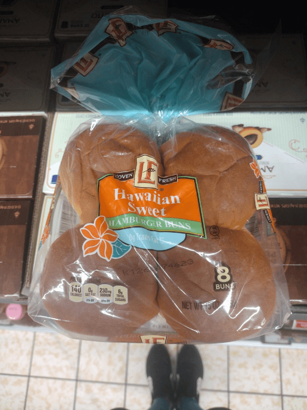 L'Oven Fresh Hawaiian Sweet Hamburgers Buns
