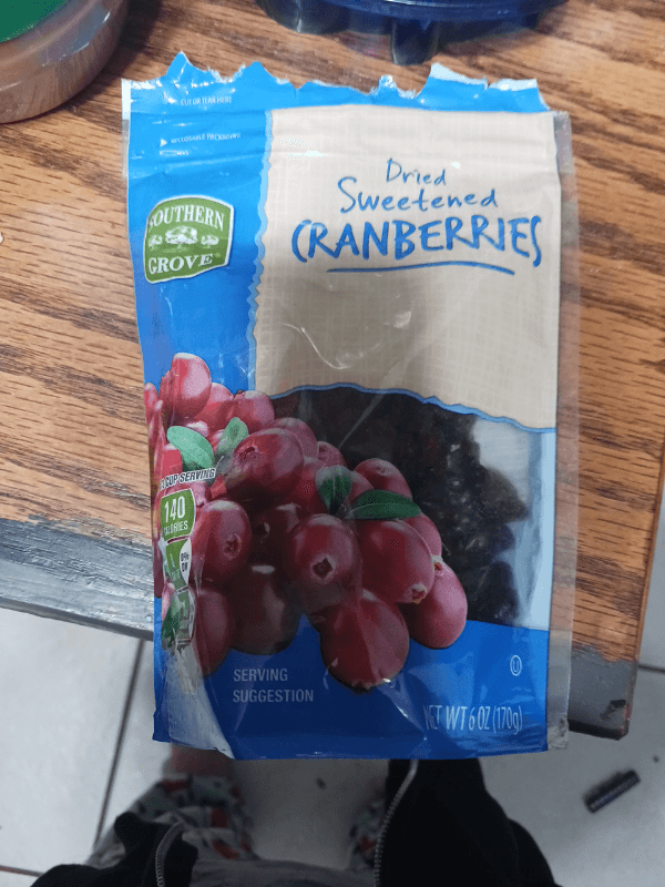 Southern Grove Dried Sweetened Cranberries
