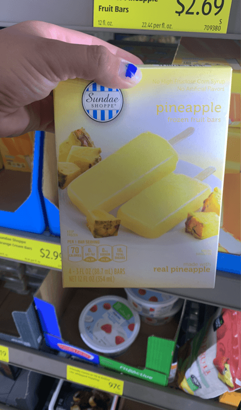 Sundae Shoppe Pineapple  Fruit Bars