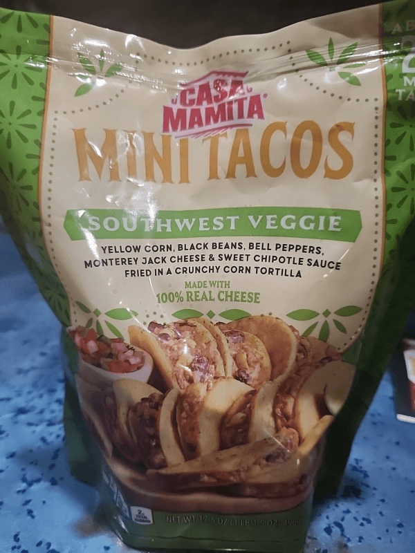 Casa Mamita Mini Tacos Southwest Veggie