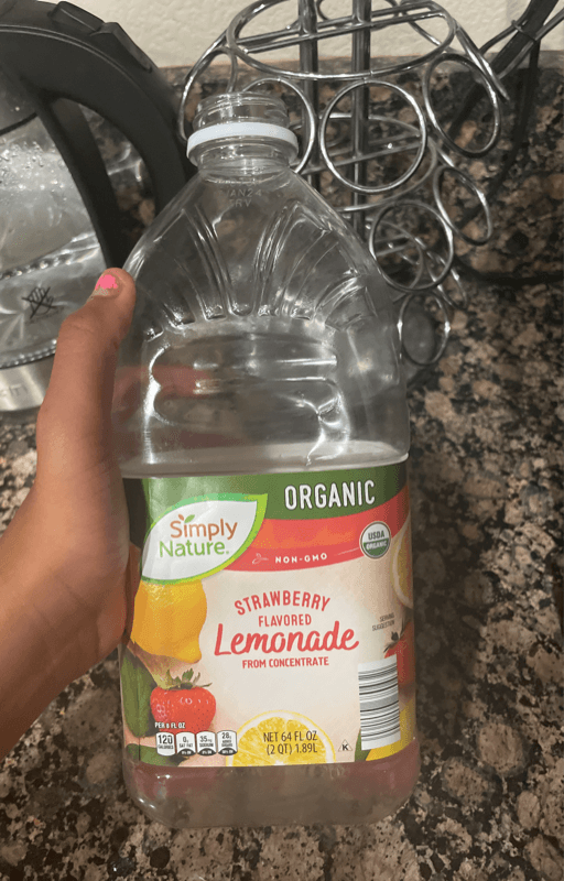 Simply Nature Organic Strawberry Flavored Lemonade