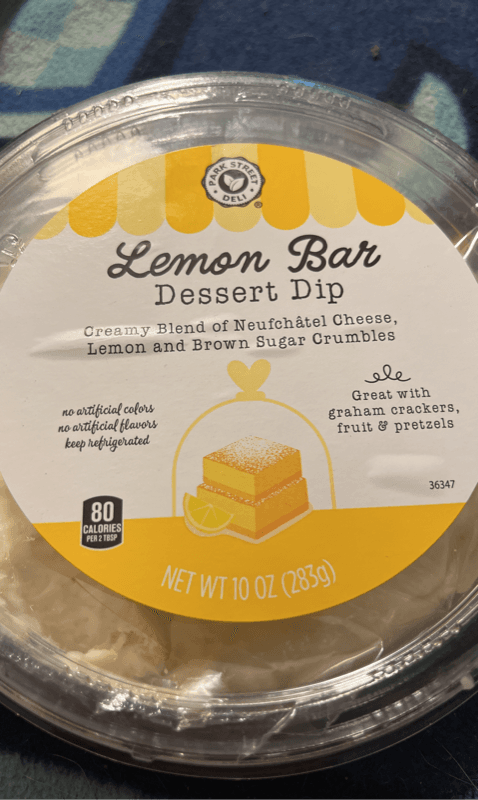 Park Street Deli Lemon Bar Dessert Dip