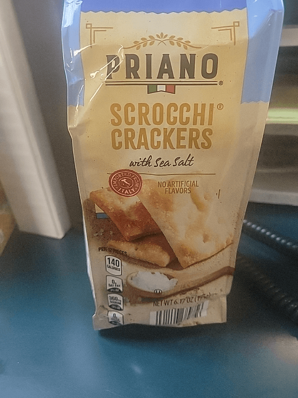 Priano Scrocchi Crackers With Sea Salt