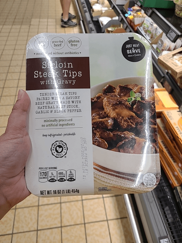 Park Street Deli Sirloin Steak Tips With Gravy