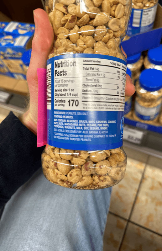 Southern Grove Dry Roasted Peanuts, Lightly Salted Flavored