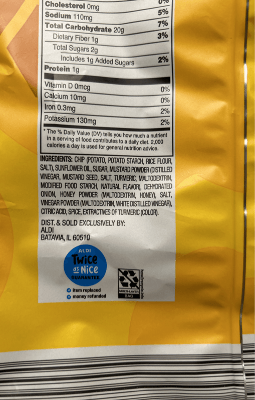 Clancy'S Honey Mustard Popped Potato Chips