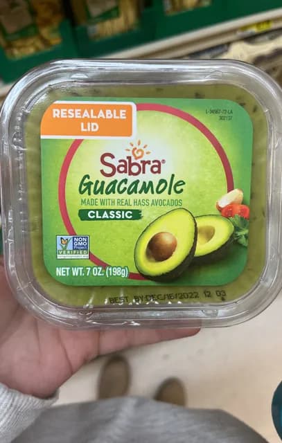 Sabra Guacamole Made With Real Hass Avocados
