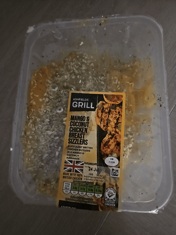 Ashfields Grill Mango & Coconut Chicken Breast Sizzlers