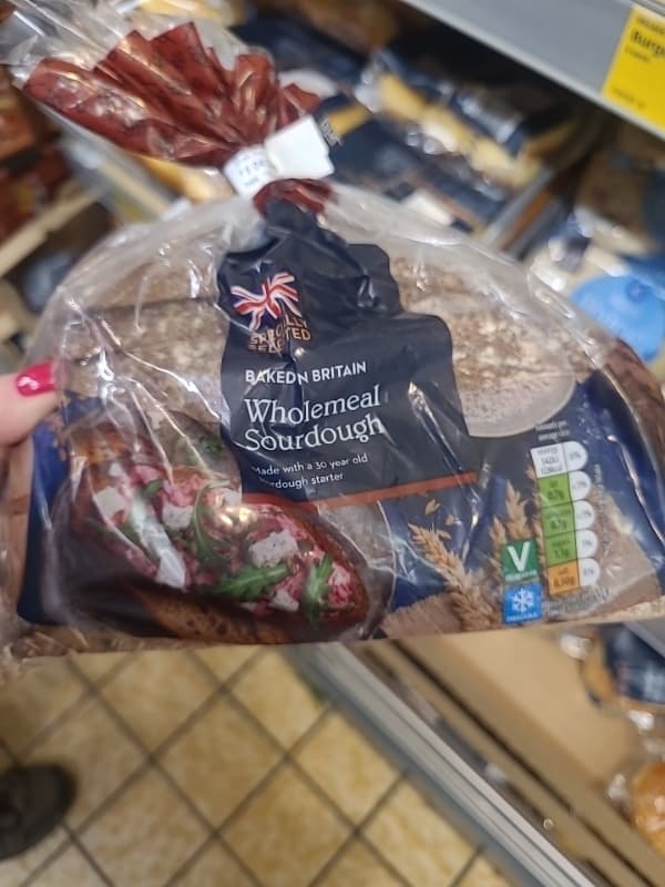 Specially Selected Medium Sliced Wholemeal Sourdough Bread