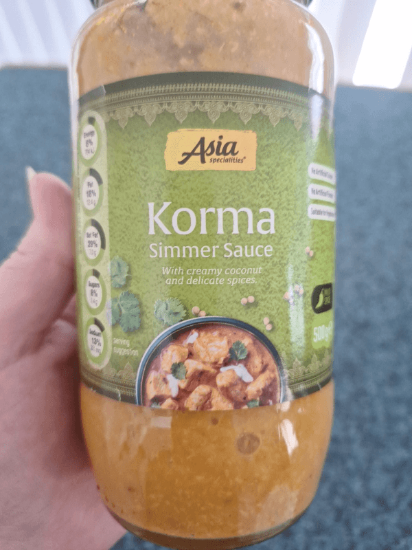 Asia Specialties Korma Simmer Sauce