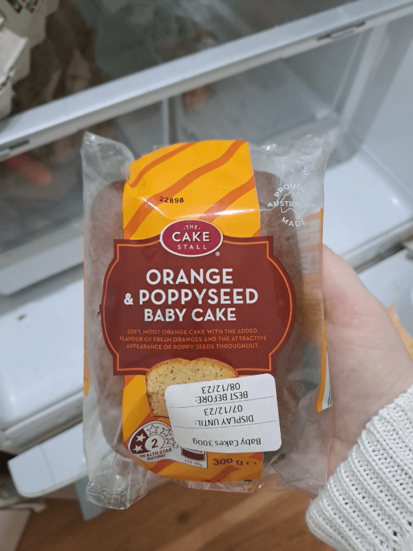 The Cake Stall Orange & Poppyseed Baby Cake