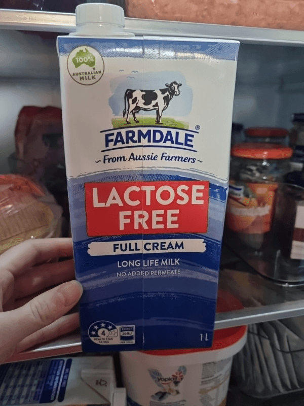 Farmdale Long Life Lactose Free Full Cream Milk