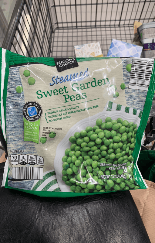 Aldi Season'S Choice Steamed Sweet Garden Peas