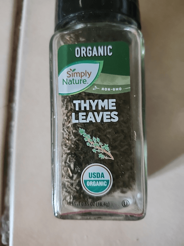 Simply Nature Organic Thyme Leaves