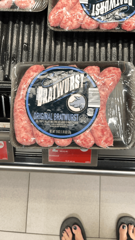 Aldi Bratwurst Original Bratwurst