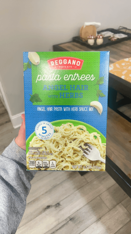 Is it Egg Free? Reggano Pasta Entrees Angel Hair With Herbs