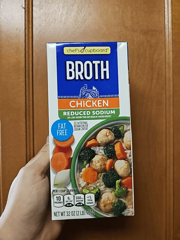 Chef'S Cupboard Broth Chicken Reduced Sodium