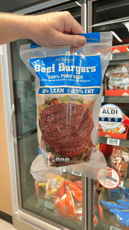 All Natural Beef Burgers 100% Pure Beef
