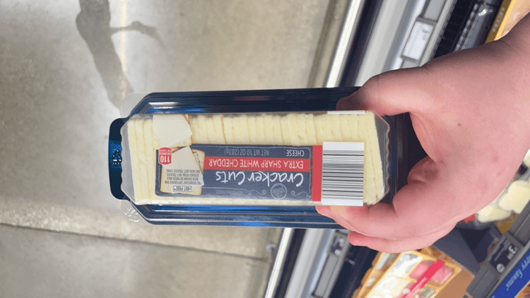 Cracker Cuts Extra Sharp White Cheddar Cheese
