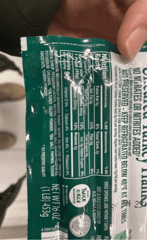 Parkview Uncured Turkey Franks