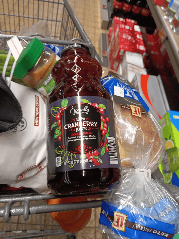 Specially Selected 100% Cranberry Juice
