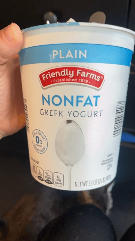 Friendly Farms Nonfat Greek Yogurt Plain