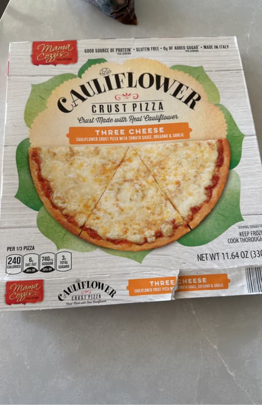 Mama Cozzi'S Pizza Kitchen Cauliflower Crust Pizza Three Cheese