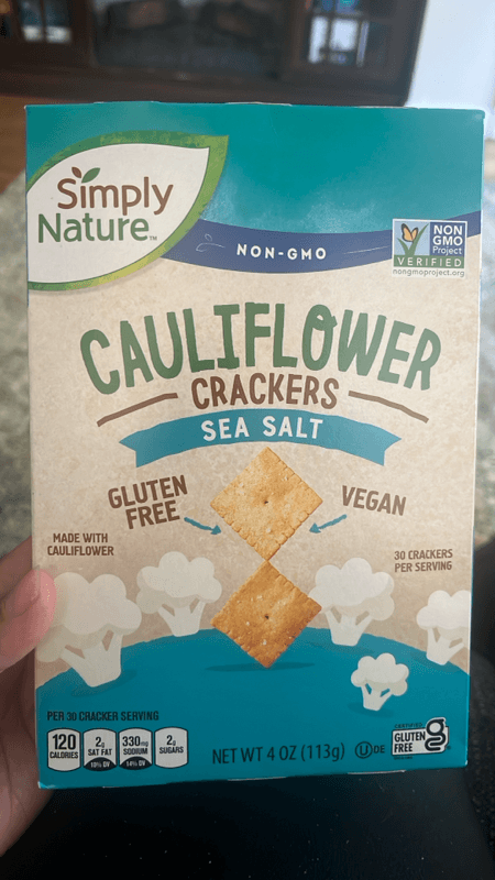 Simply Nature Sea Salt Cauliflower Crackers