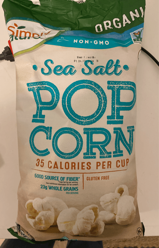 Simply Nature Organic Sea Salt Popcorn
