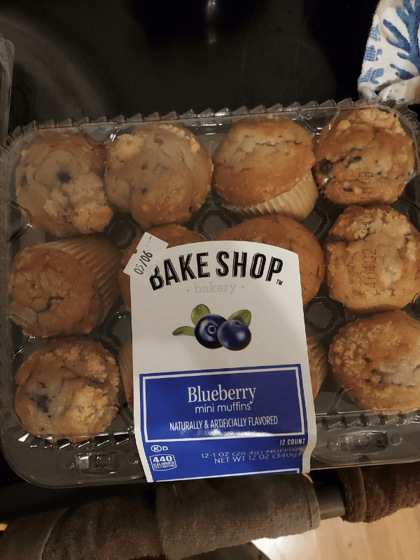 Bake Shop Bakery Blueberry Mini Muffins