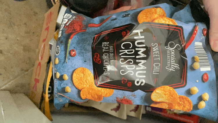 Specially Selected Sweet Chili Hummus Crisps
